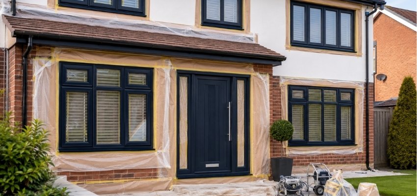 UPVC Spray Painting