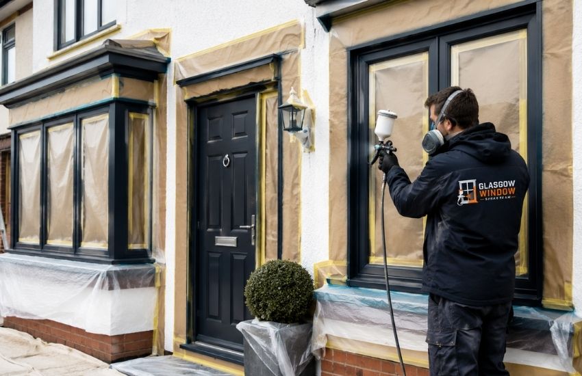 Our Full Range Of UPVC Spray Painting Services In Barrhead