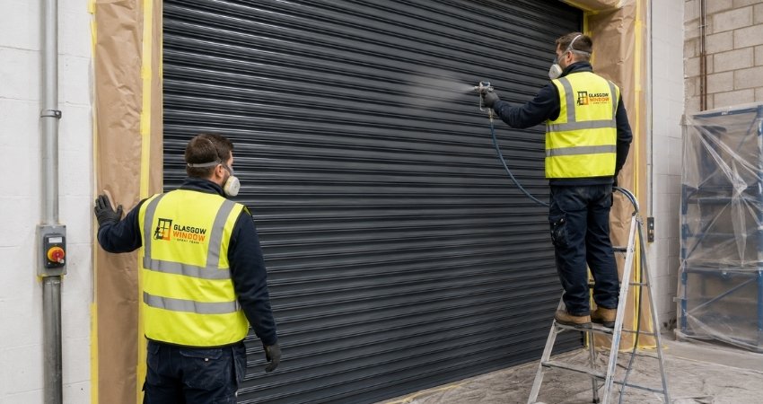Roller Shutter Painting Glasgow