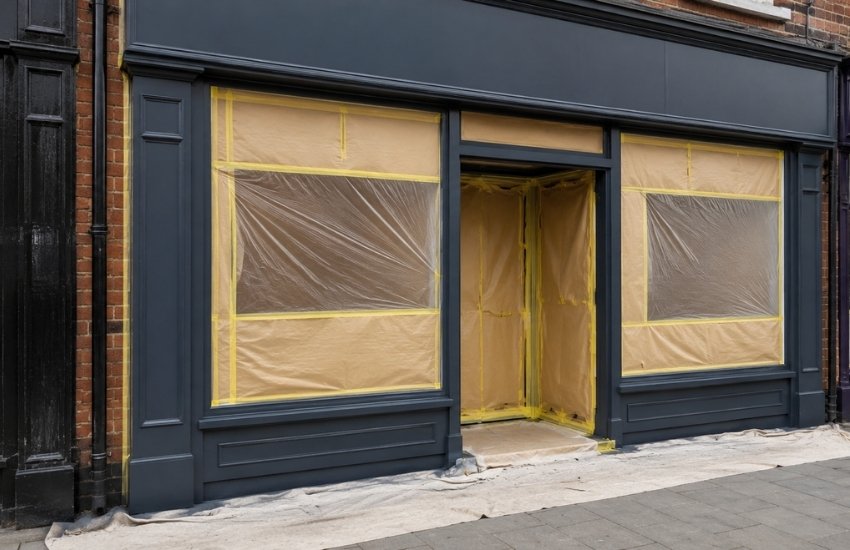 Why Businesses Across Clydebank Choose Our Shop Front Spraying Services