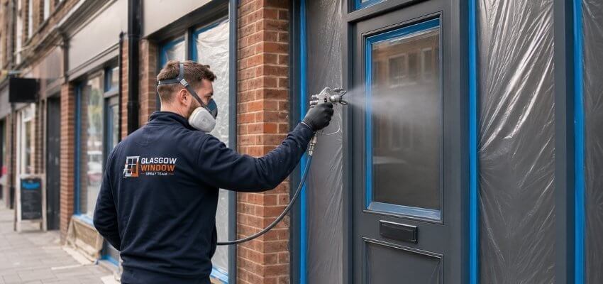 The Best Shop Front Spraying Service in Johnstone