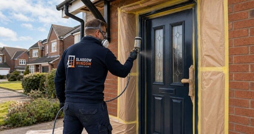 uPVC Door Spraying Hamilton